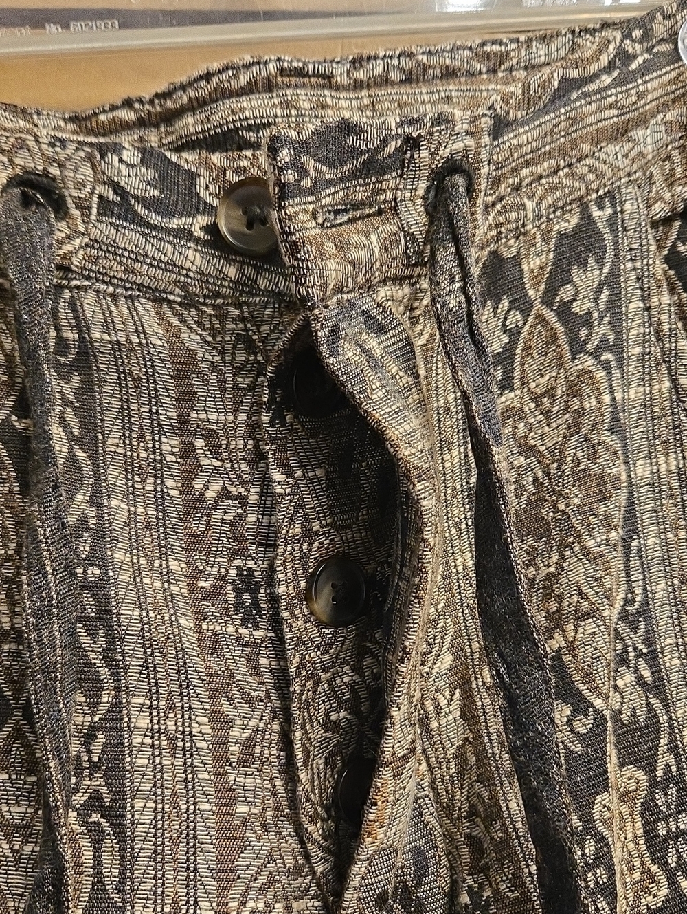 Free People Dahlia Print Wide Leg Pants Size 12 - Picture 7 of 11